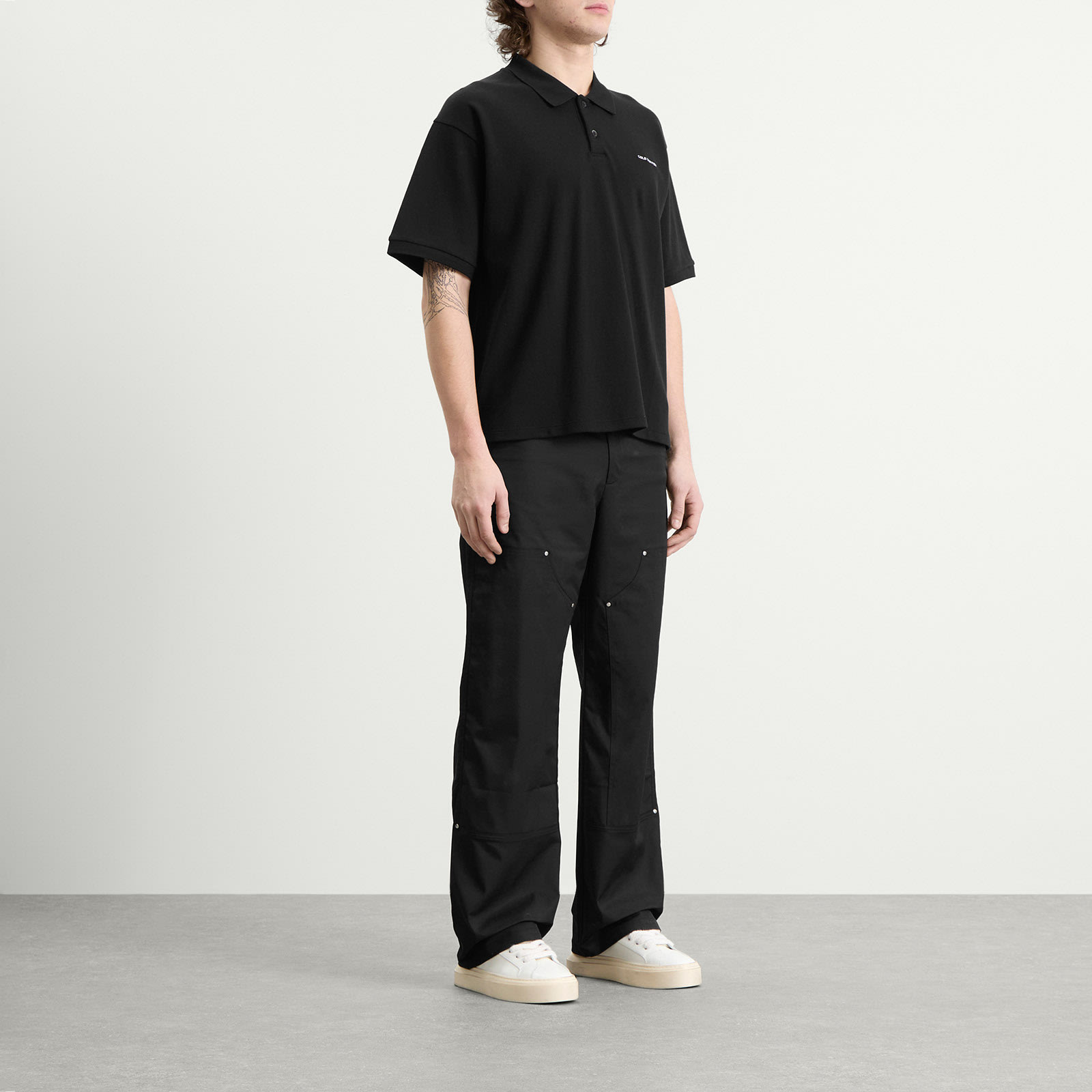 Men's Mini Logo Polo Shirt Black