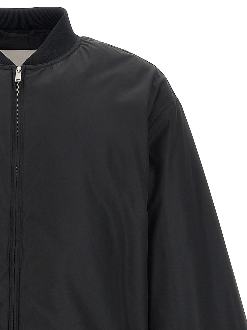 Jil Sander - heritage logo blouson jacket drawstring he