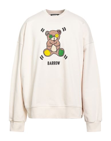 Man Sweatshirt Beige Size XL Cotton