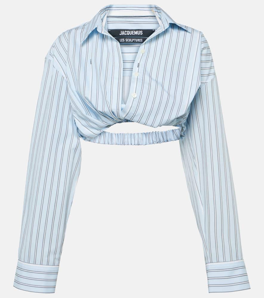 La Chemise Bahia Courte striped cotton top
