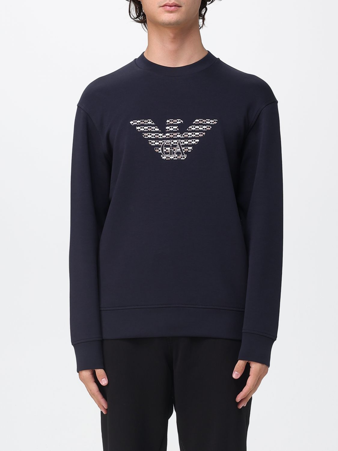 Sweatshirt Men color Blue