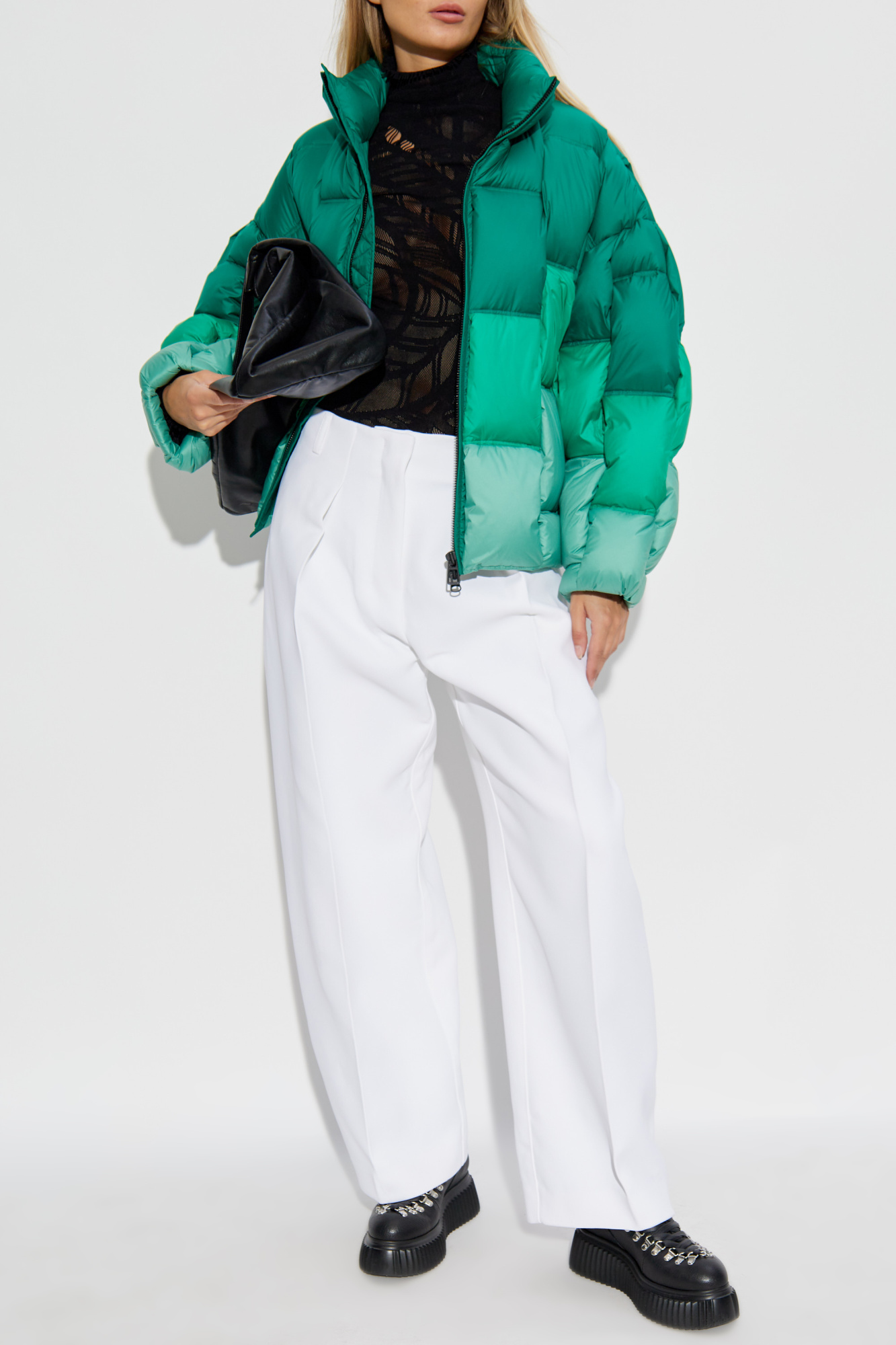 Jacket Rectangle, Women's, Green