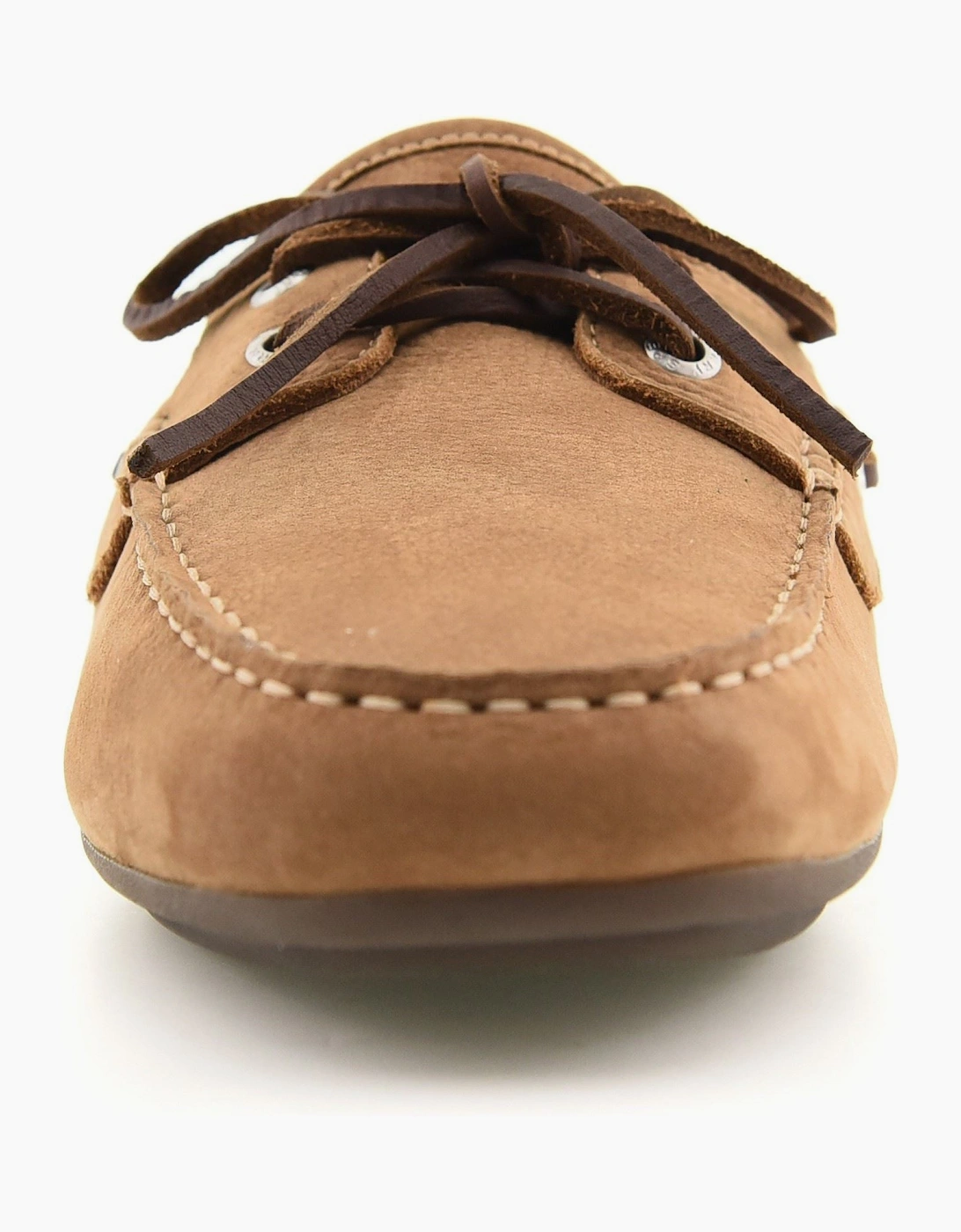 Men's Sperry Orland 2-Eye Driver Leather Men's Tan Boat Shoes - Brown