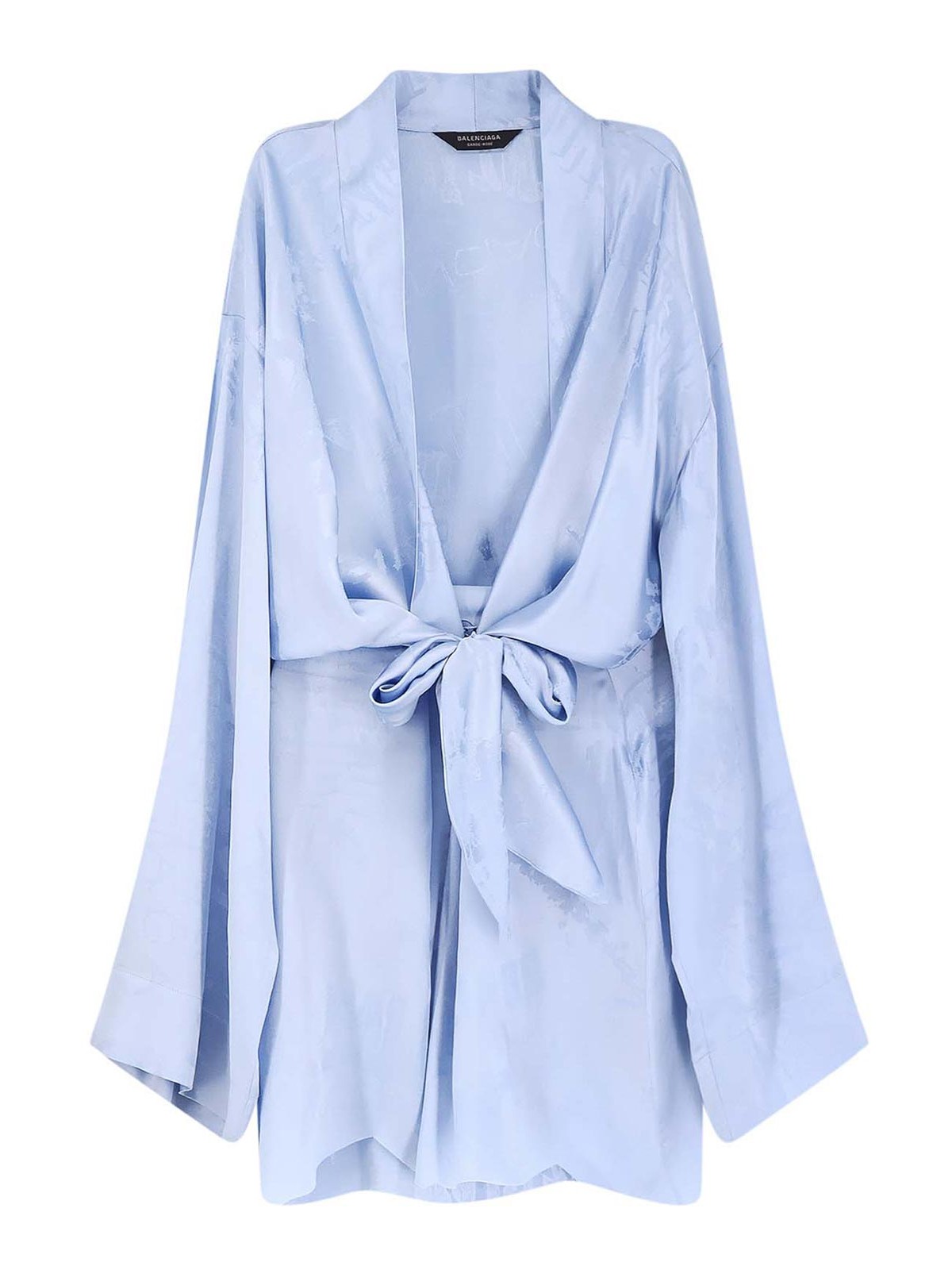 Wrap Silk Mini Dress