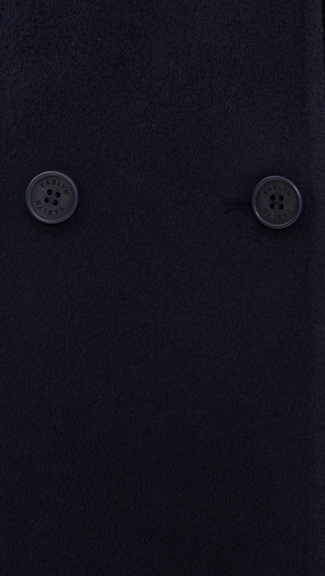 Floren Cropped Double Breasted Jacket Midnight Navy