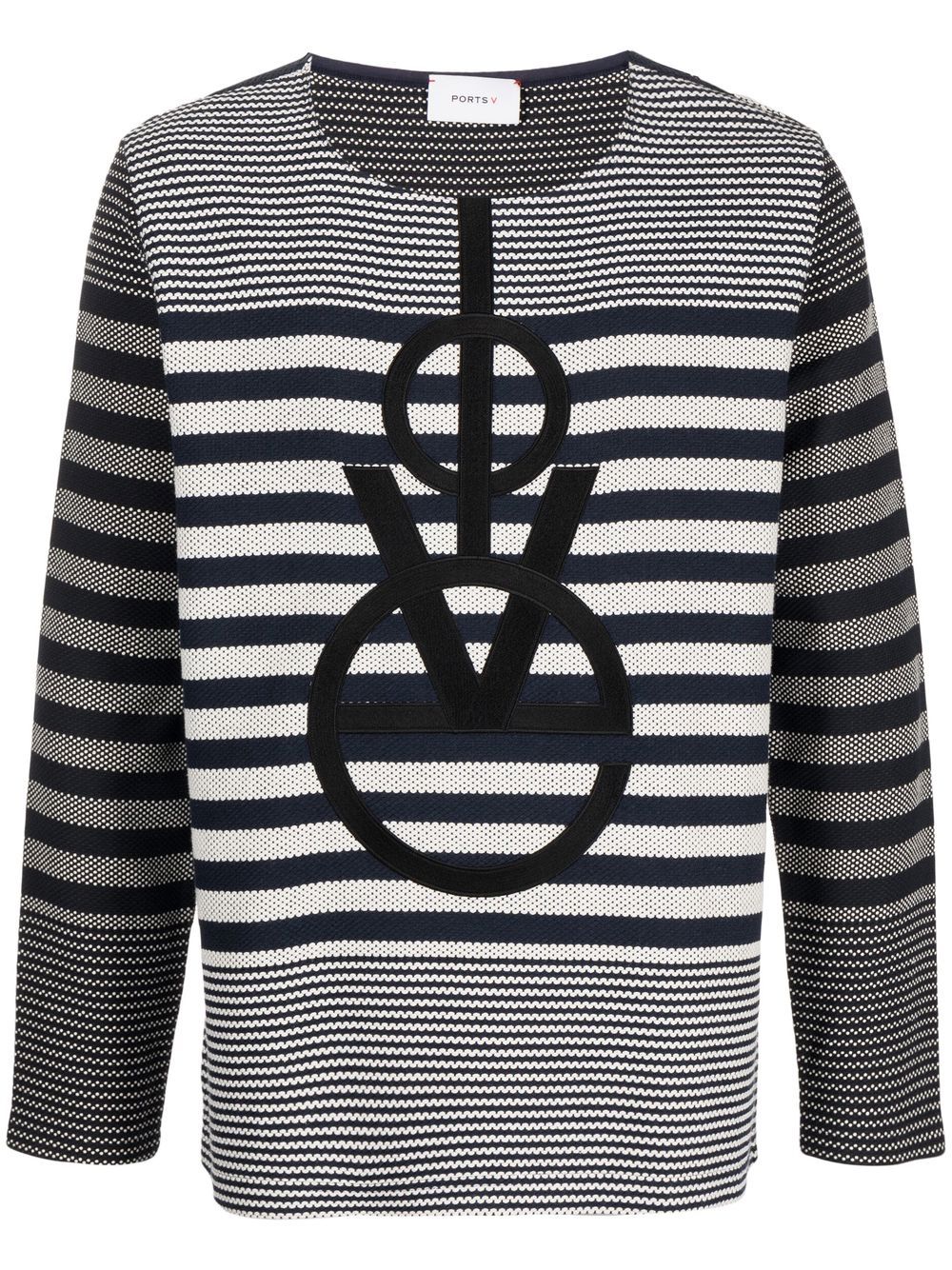 Chunky-knit crew-neck jumper - Blue