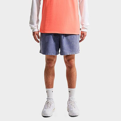 Men's Club Fleece Washed Shorts in Diffused Blue/Diffused Blue