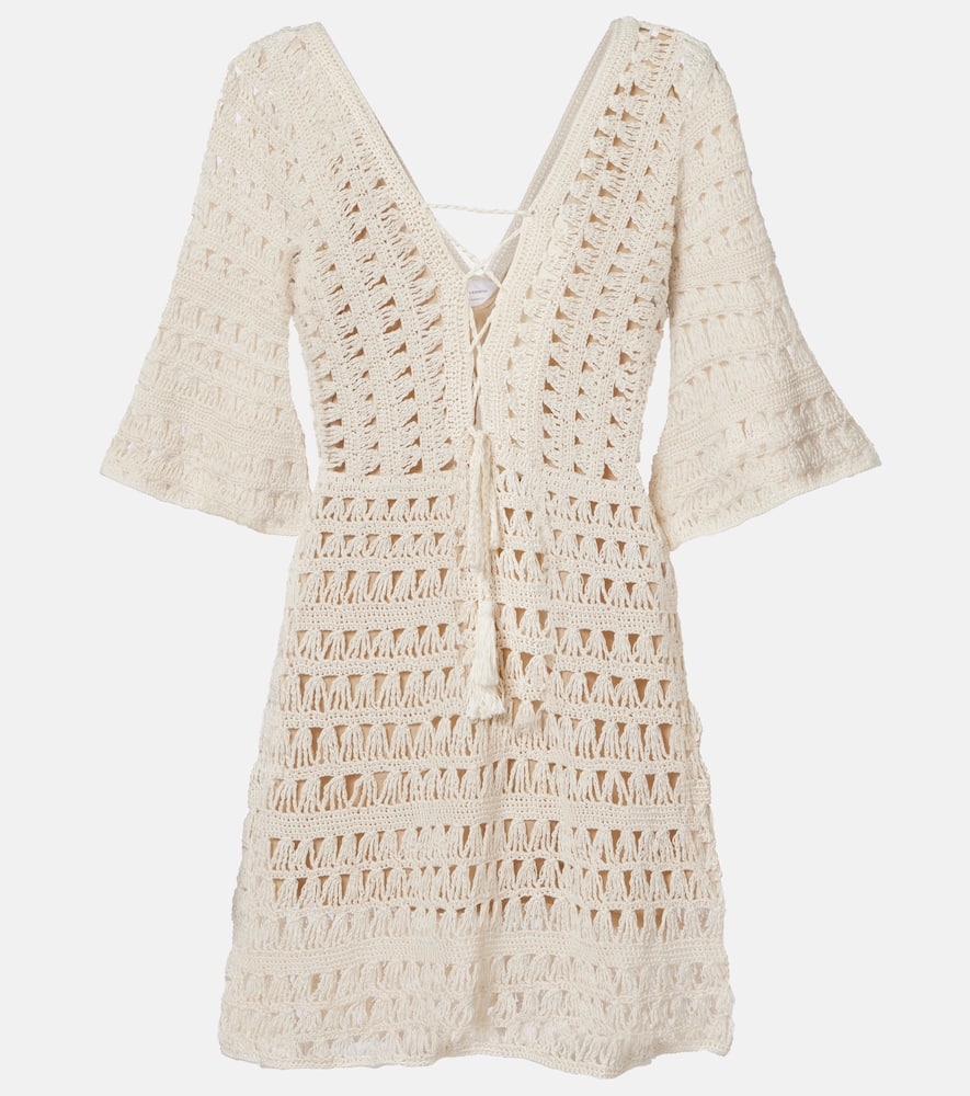Crochet cotton minidress