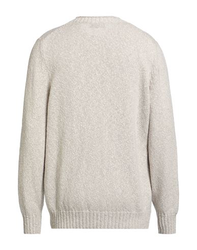 Cashmere Man Sweater Light grey Size 36 Lambswool, Cashmere