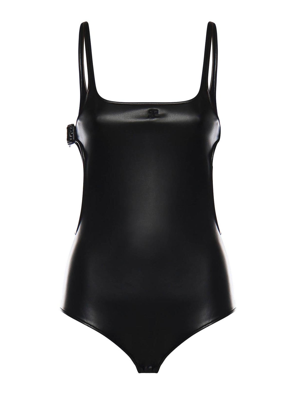 Cut-out Bodysuit With Buckle