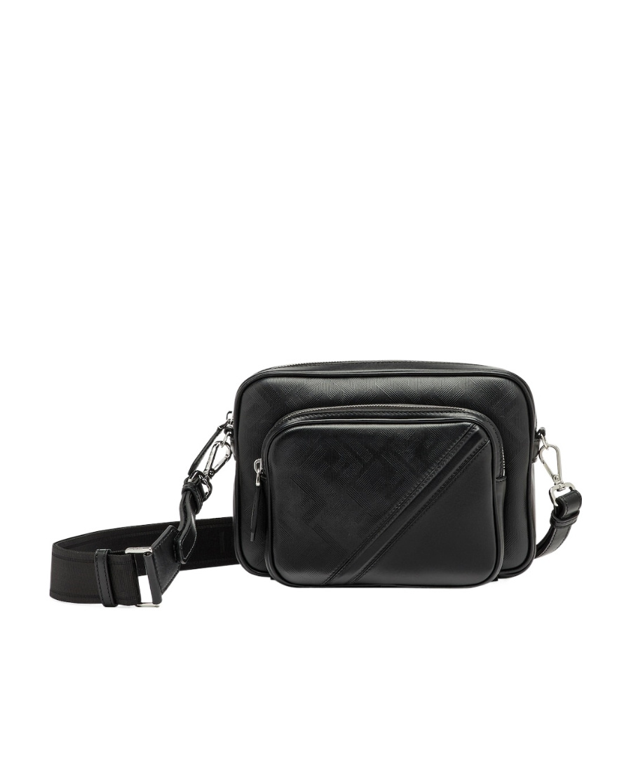 Black leather bag
