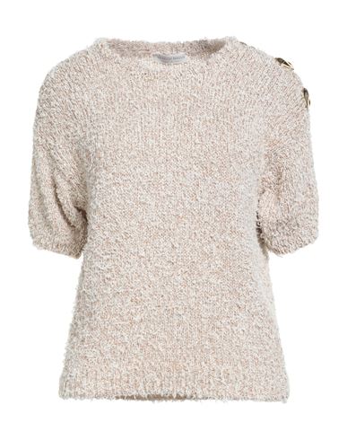 Woman Sweater Beige Size M Cotton, Polyester, Polyamide