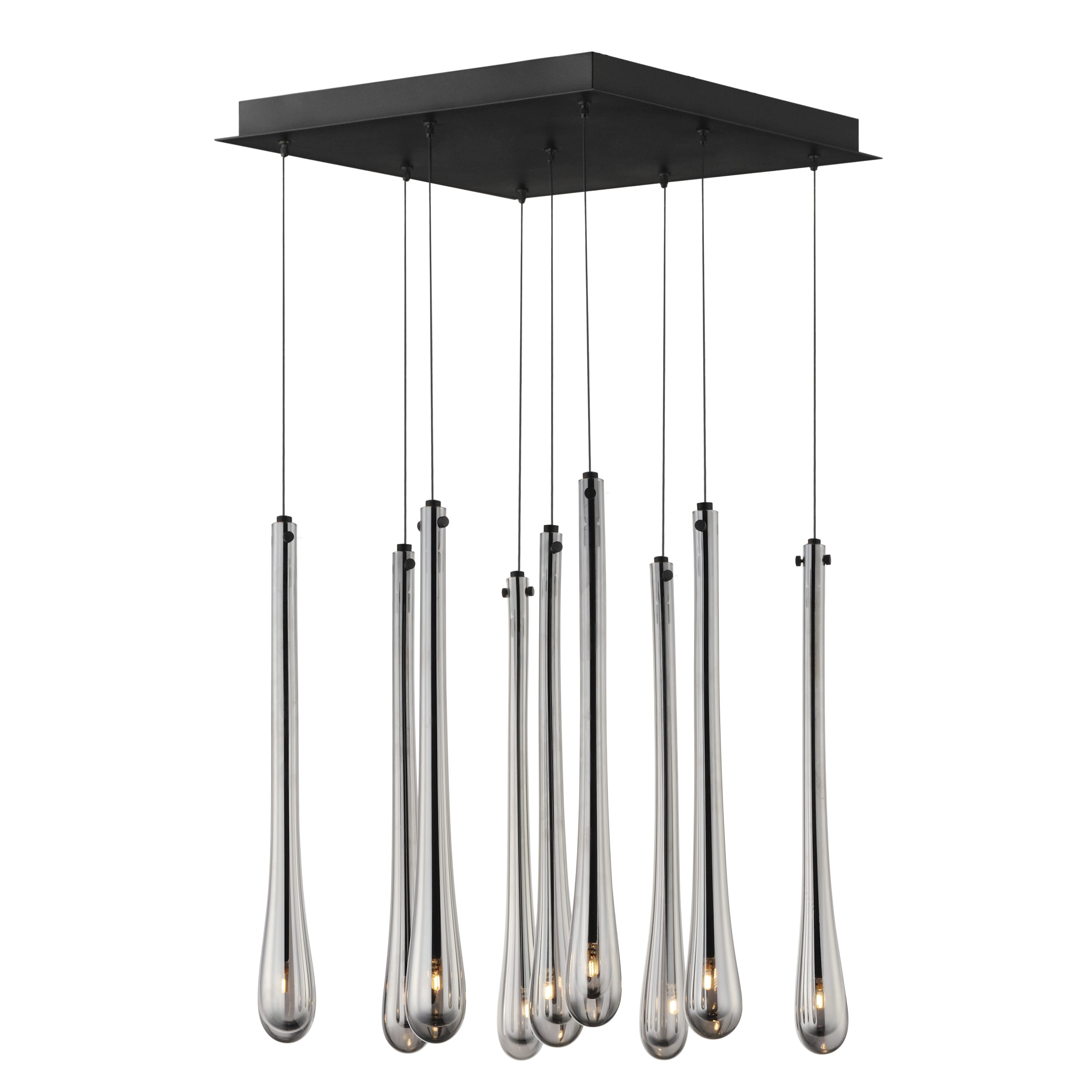 Black LED Pendant from the Stillo Collection