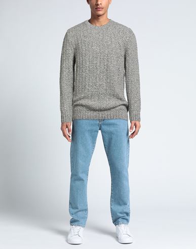 Man Sweater Grey Size 42 Cotton, Polyacrylic, Alpaca wool, Polyamide, Merino Wool