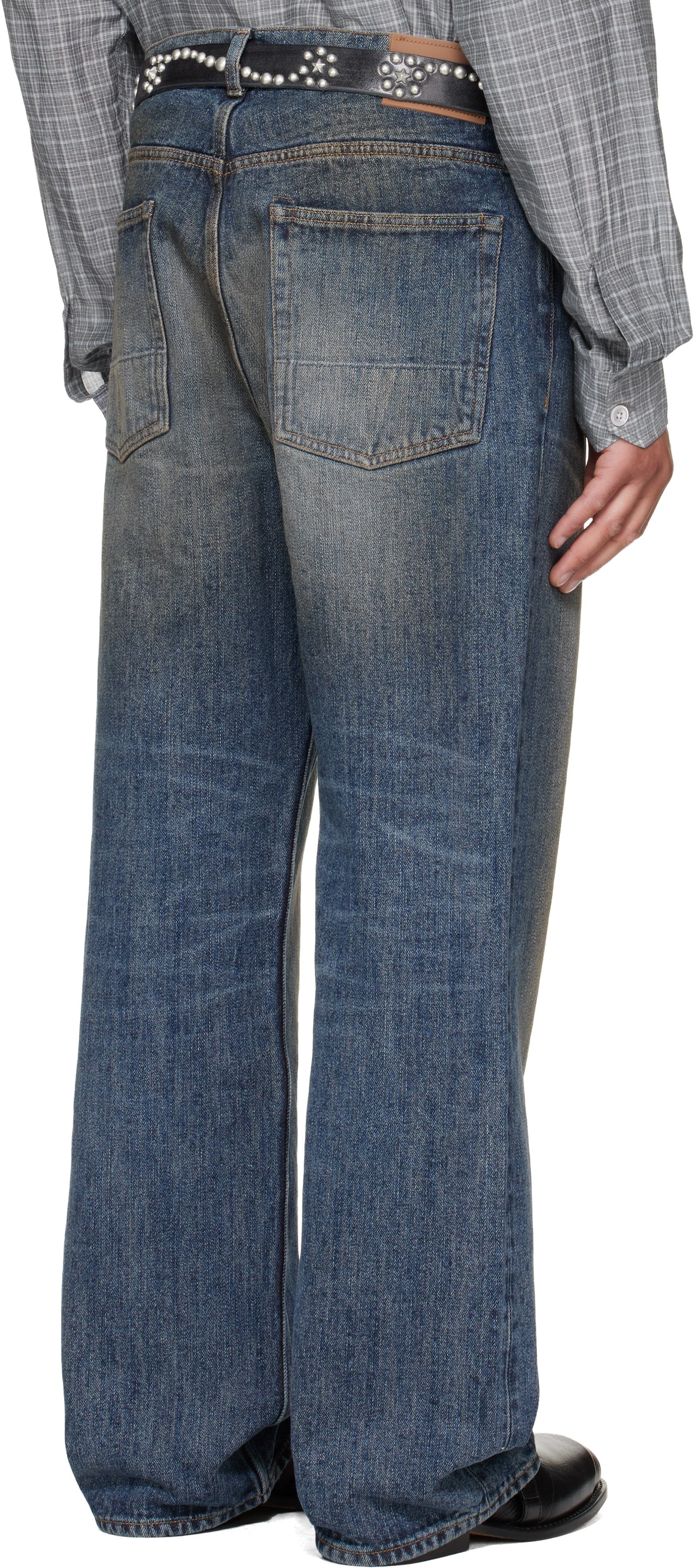 Blue Third Cut Jeans