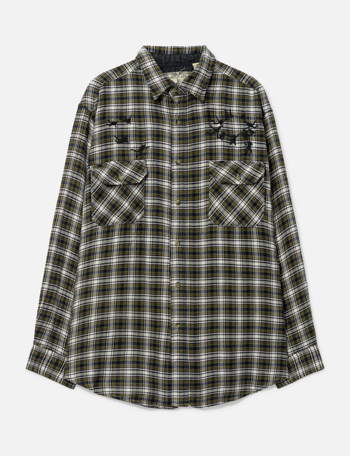 Upcycled Parachute Flannel Shirt