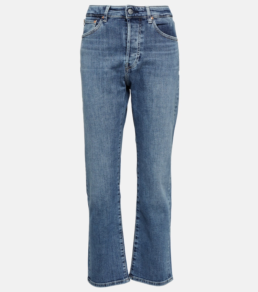 American mid-rise straight jeans