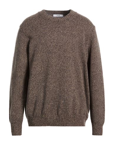 Man Sweater Dark brown Size 48 Merino Wool