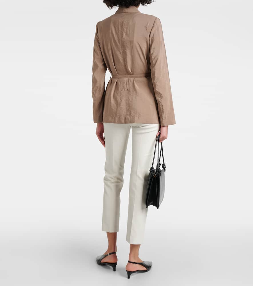Mayet silk-blend twill blazer