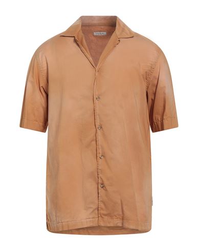 Man Shirt Camel Size 15 ¾ Cotton