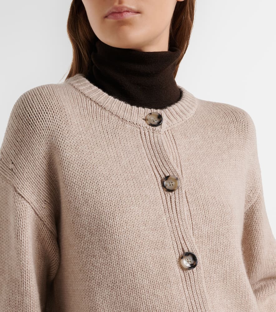 Wool and cashmere cardigan