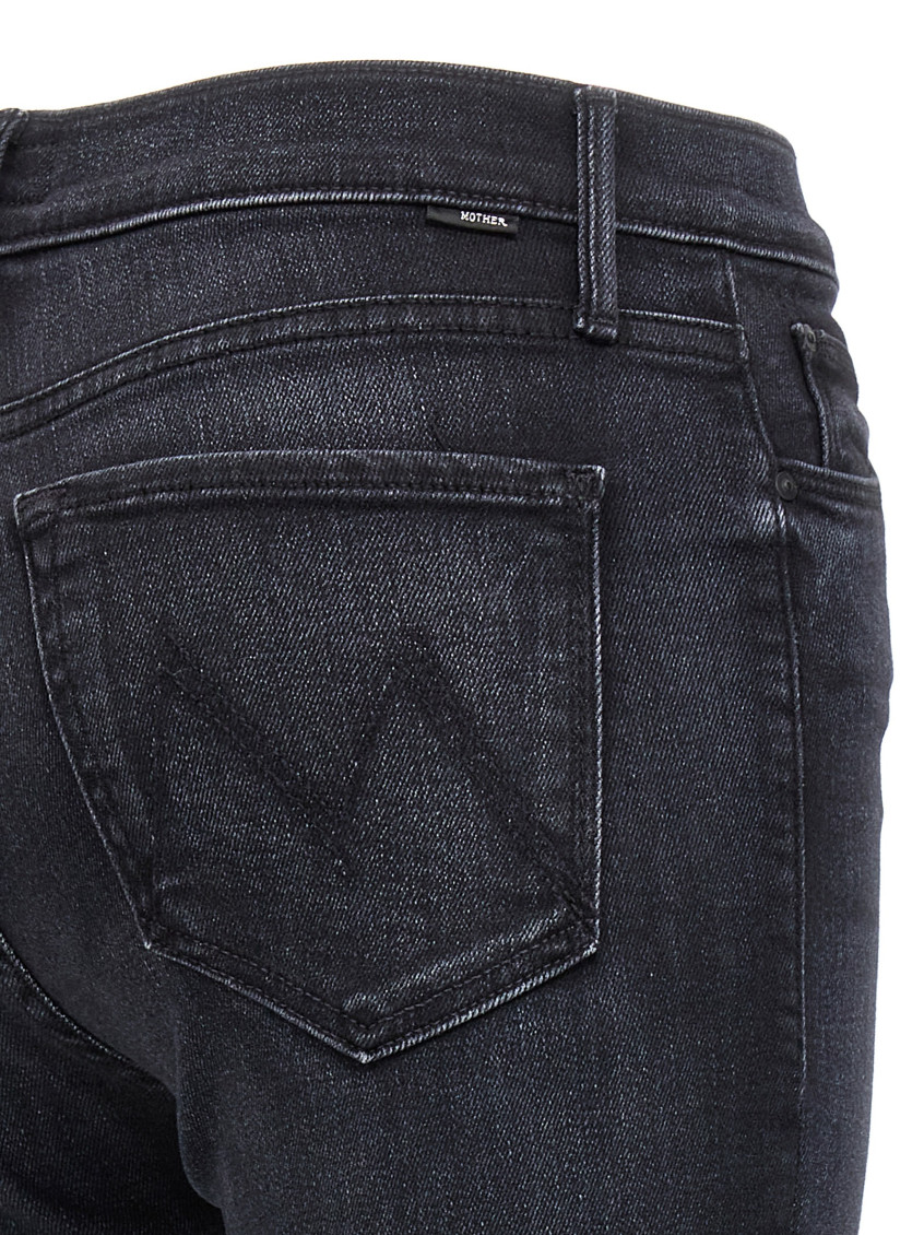 Black Mid Rise Dazzler Jeans