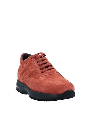 Interactive Man Sneakers Rust Size 6.5 Leather