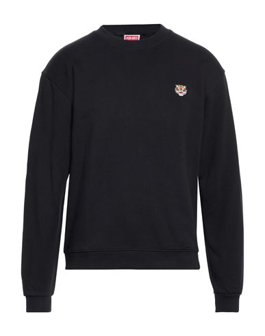 Man Sweatshirt Black Size M Cotton