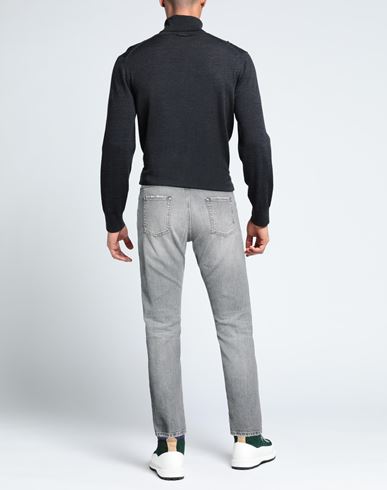 Man Jeans Charcoal Size 30 Cotton, Elastane