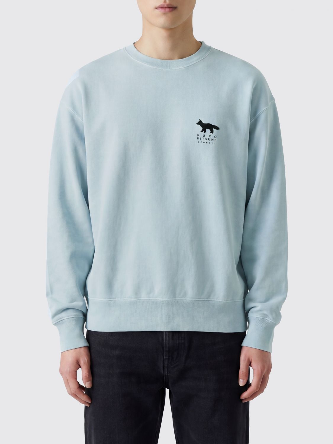 MAISON KITSUNÉ Sweatshirt Men color Blue