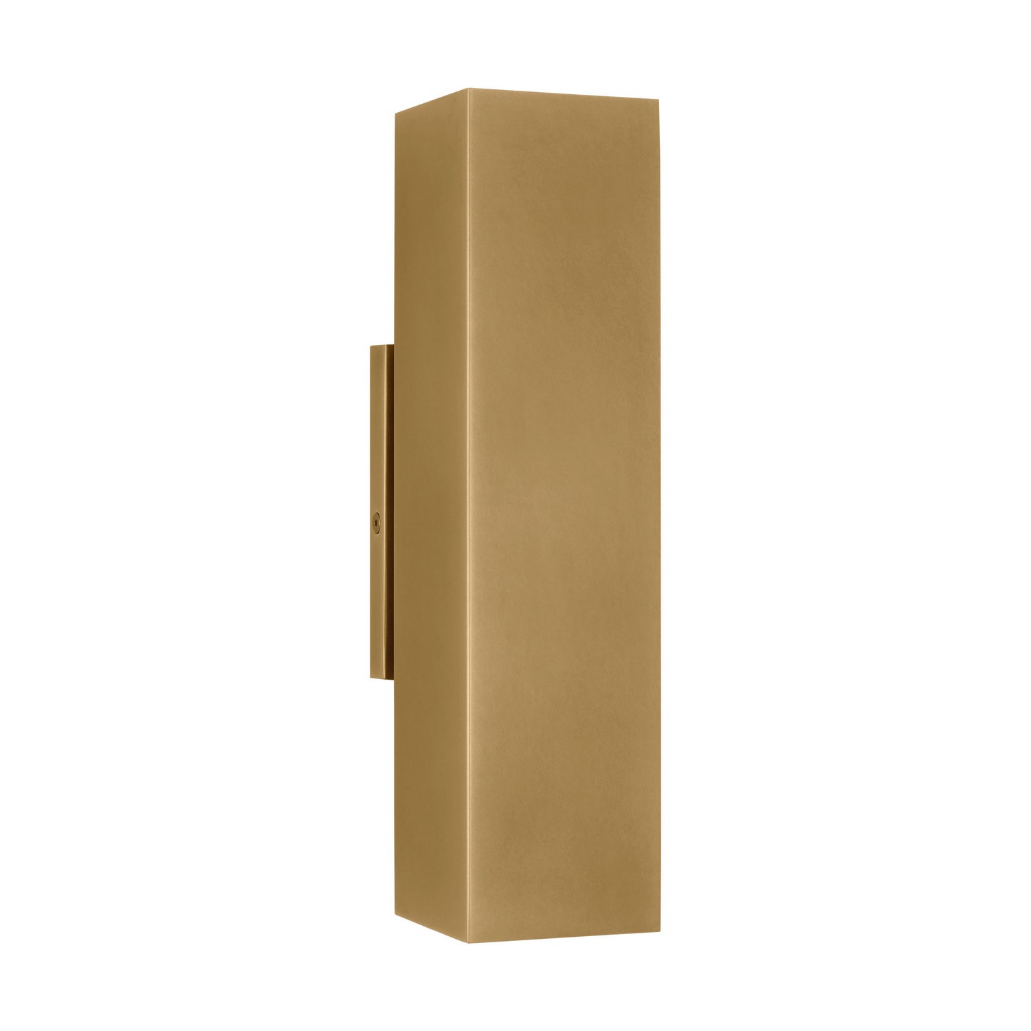 Natural Brass LED Outdoor Wall Mount from the Pressa Collection