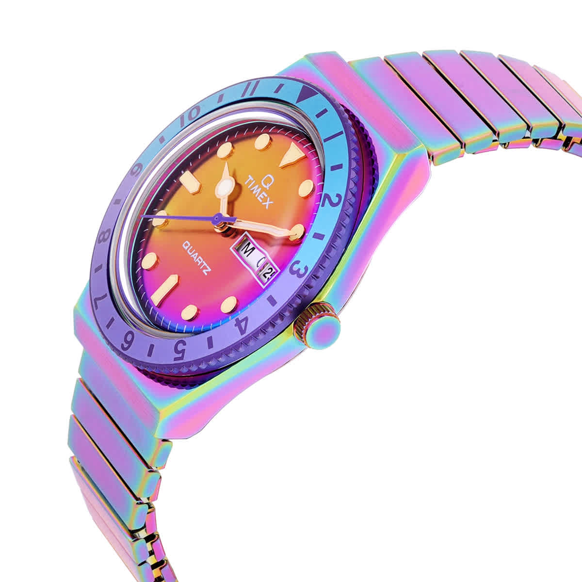 Q Iridescence Quartz Expansion Band Ladies Watch TW2W41100