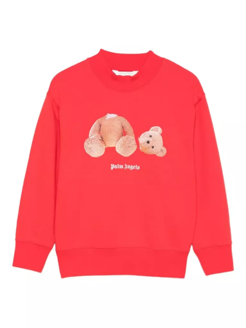 Kids Red Graphic Sweatshirt