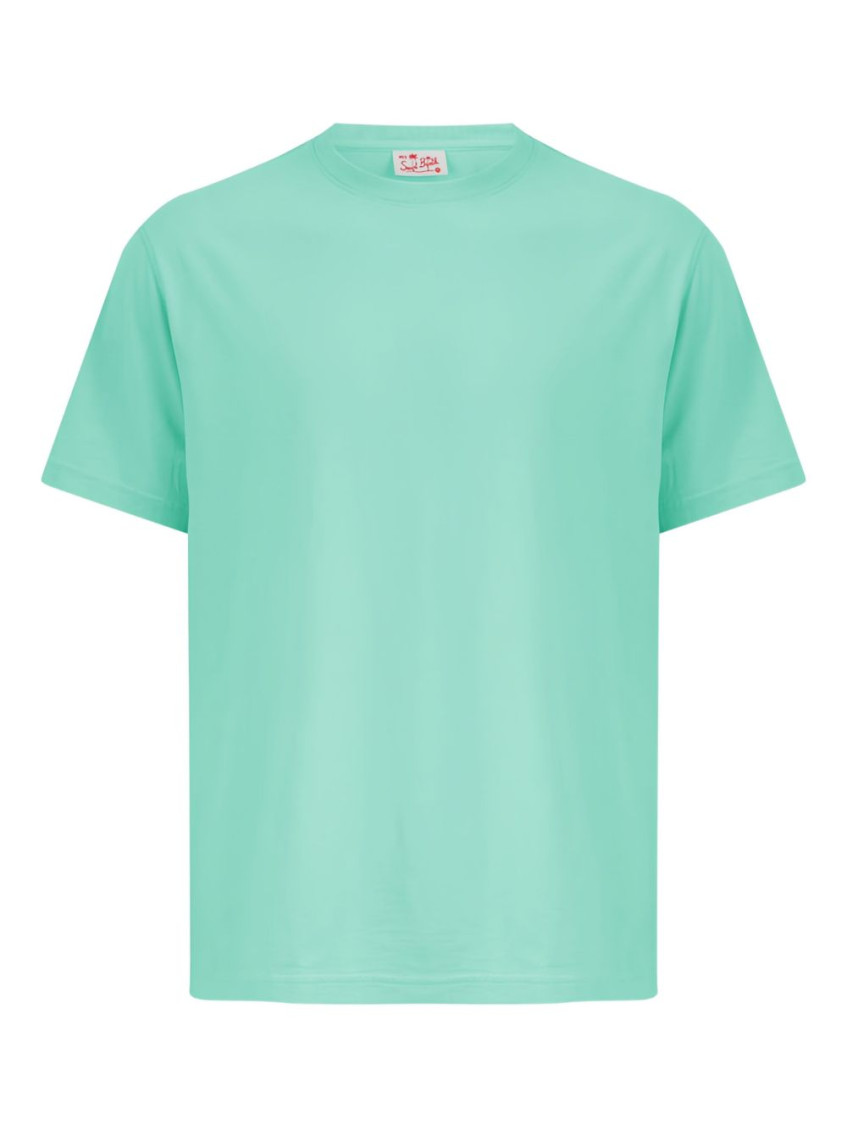 Mint Green Cotton T-Shirt