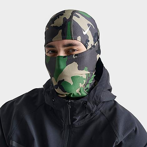 Pro Hyperwarm Balaclava Hood in Medium Olive/White