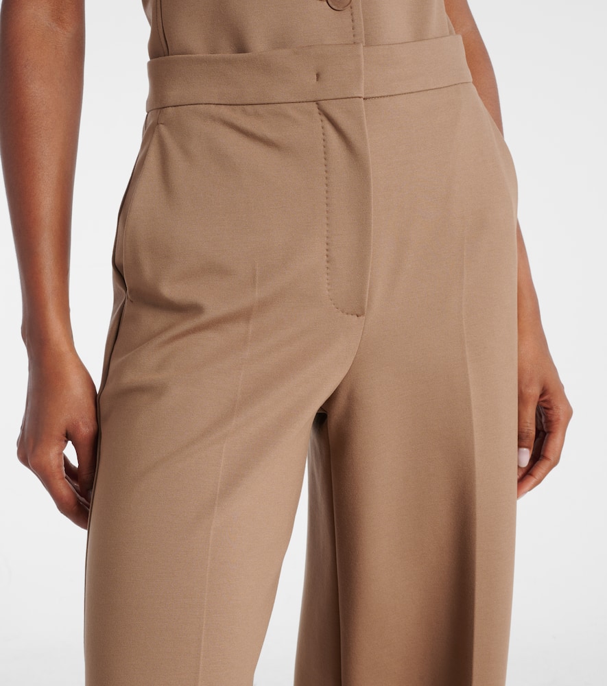 Biada high-rise wide-leg pants