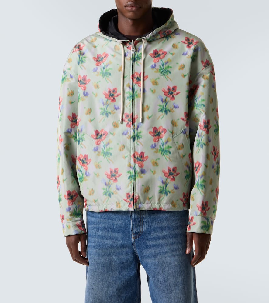 Floral reversible jacket
