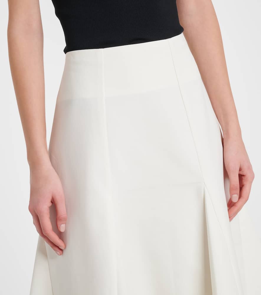 Róhe Cotton midi skirt