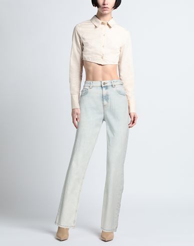 Woman Jeans Blue Size 30 Cotton, Elastane