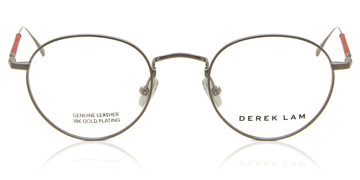 Derek Lam DL285 LGNRD Men's Eyeglasses Gunmetal Size 47 - Blue Light Block Available