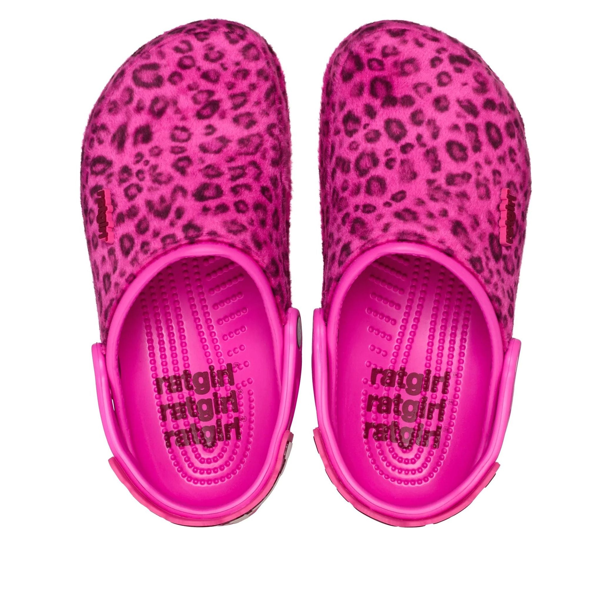 (WMNS) x Stray Rats Classic Clog 'Blurry Pink Leopard Print'