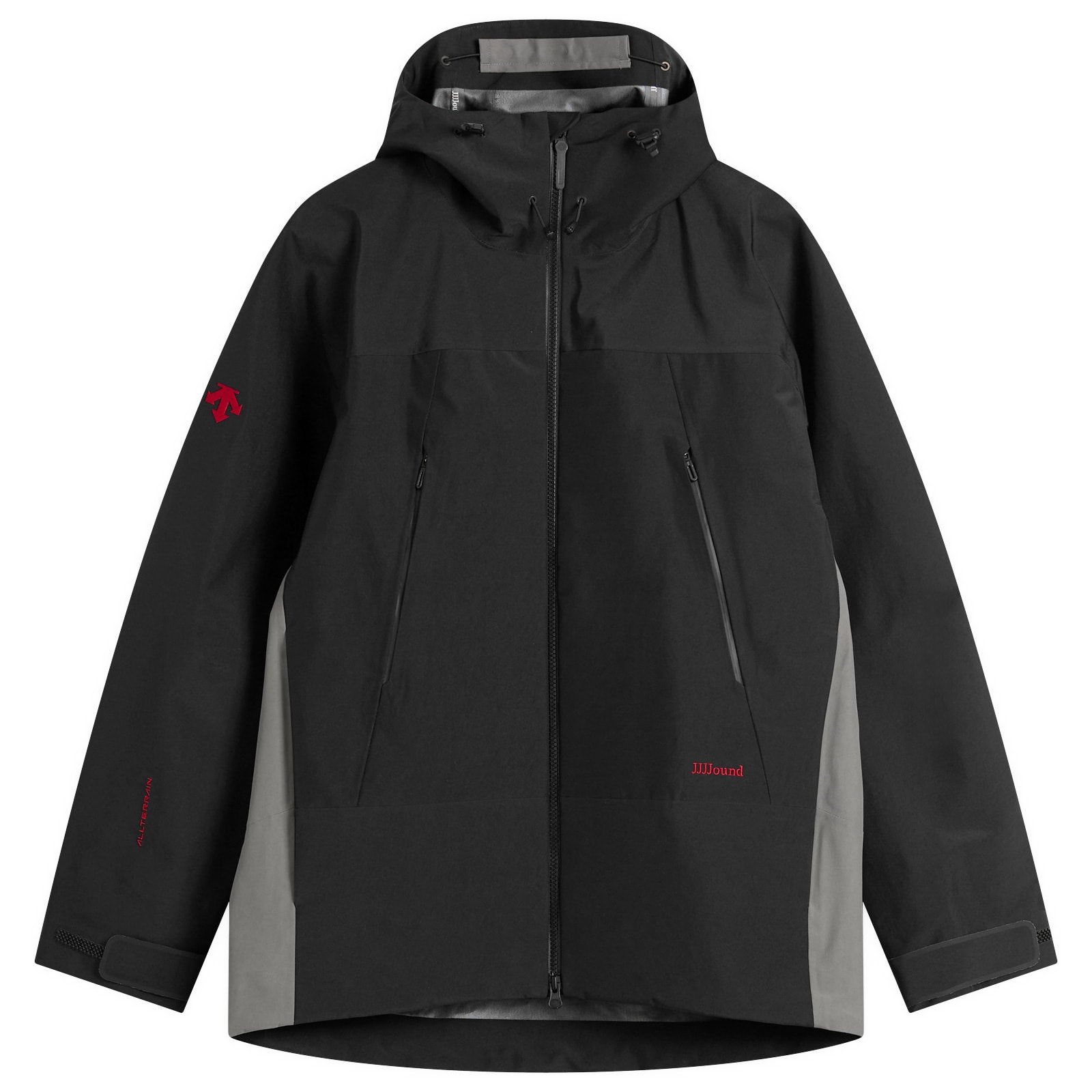 Men's Allterrain x JJJJound Hardshell Jacket in Black/Charcoal