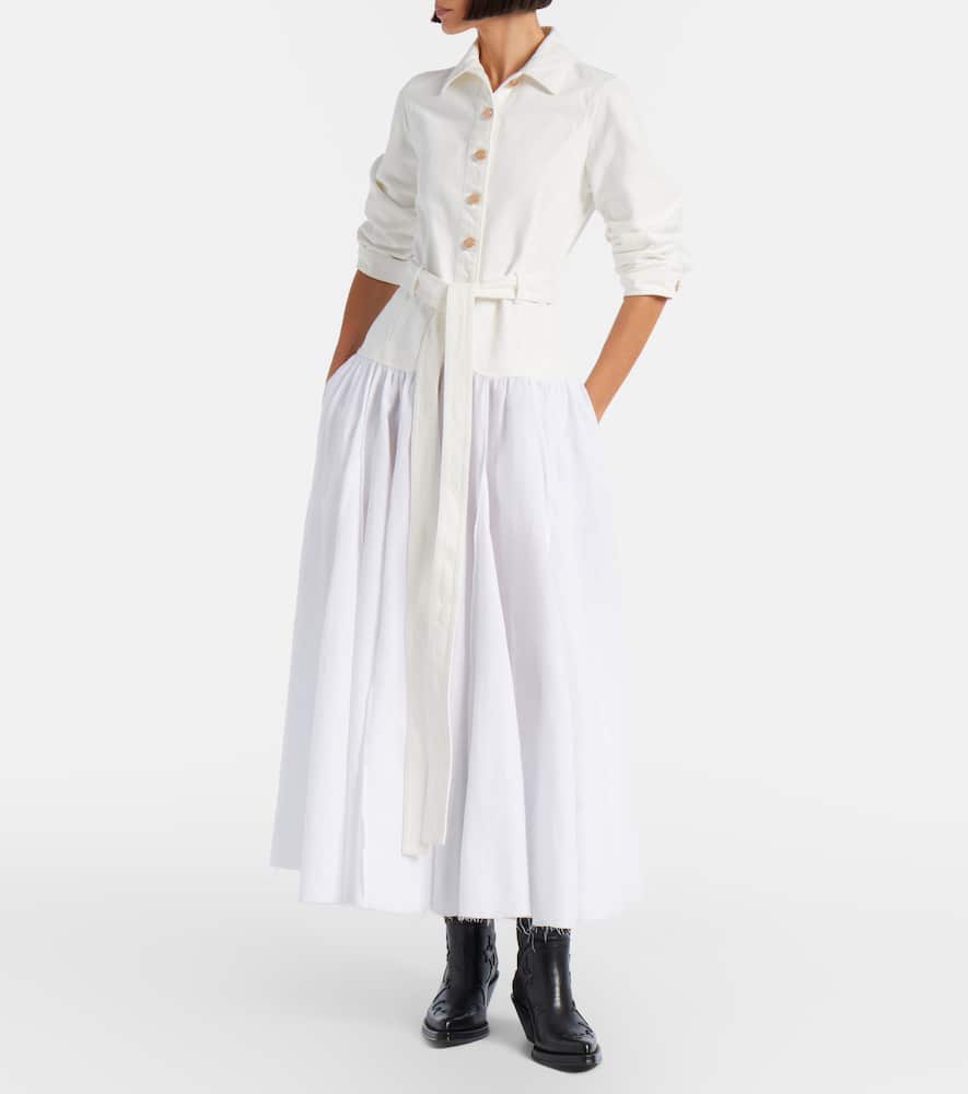 Delyth cotton and linen maxi dress