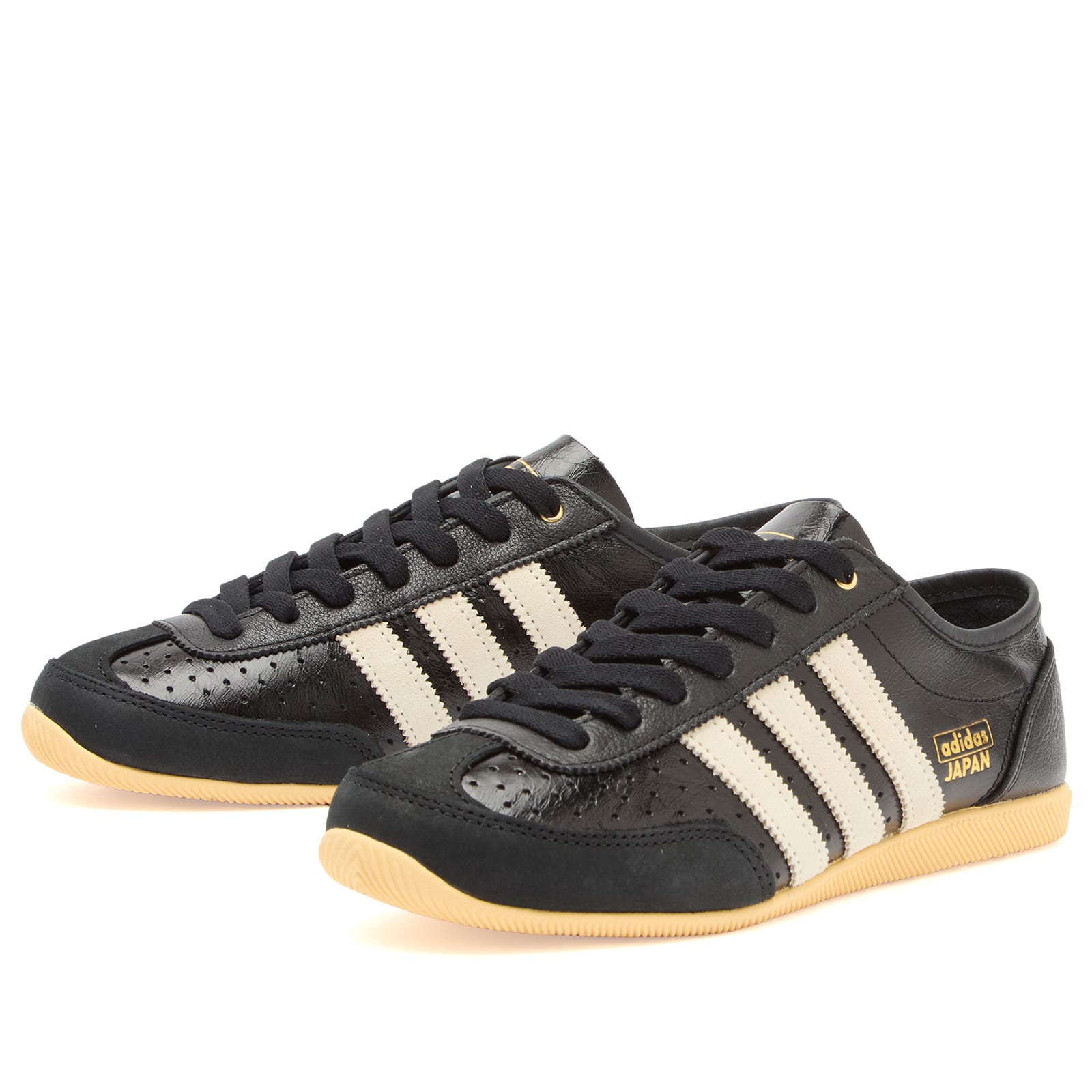 Women's Japan Decon Sneakers in Core Black/Cream White/Orange Tint