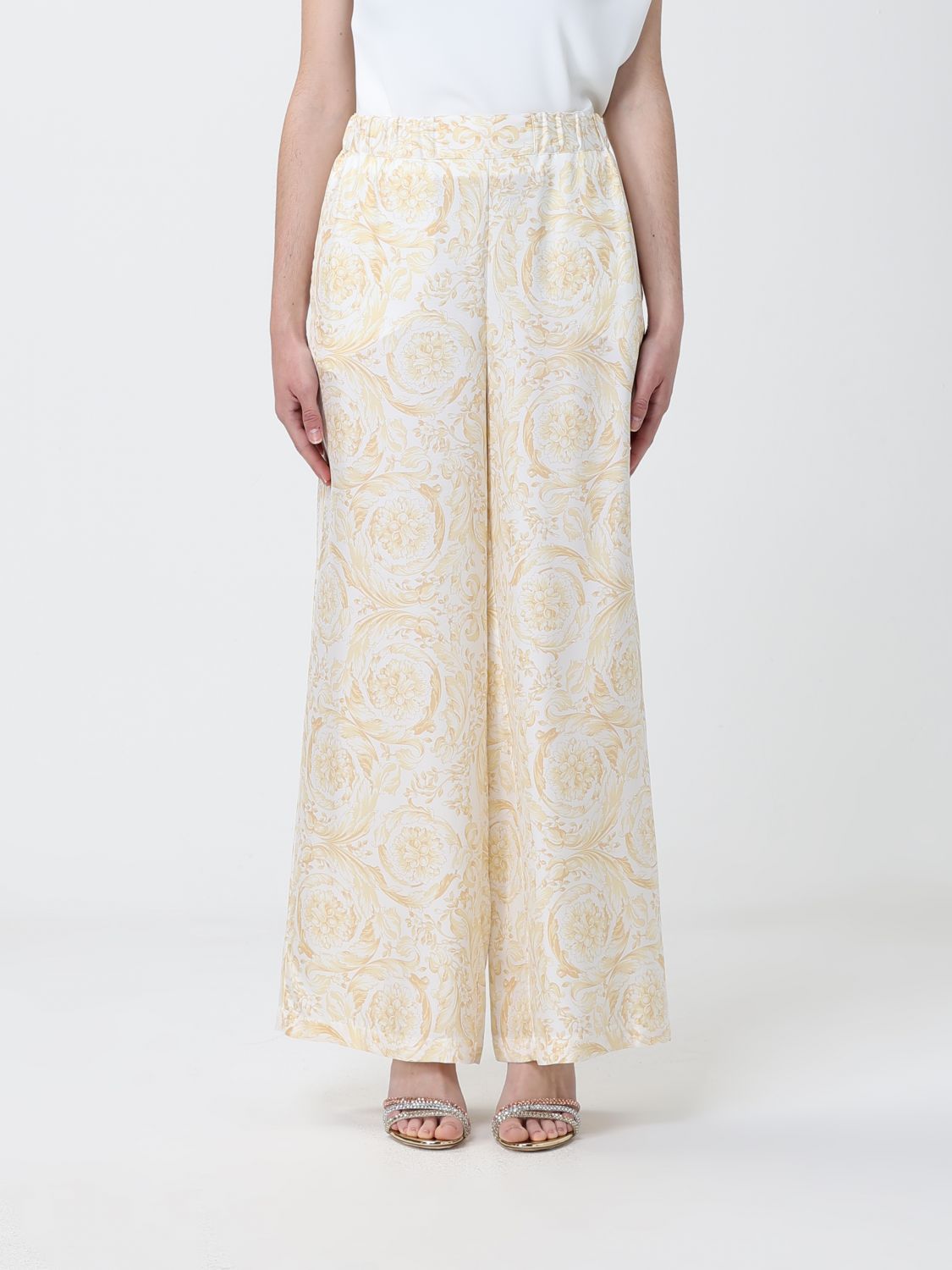 Pants Woman color Gold
