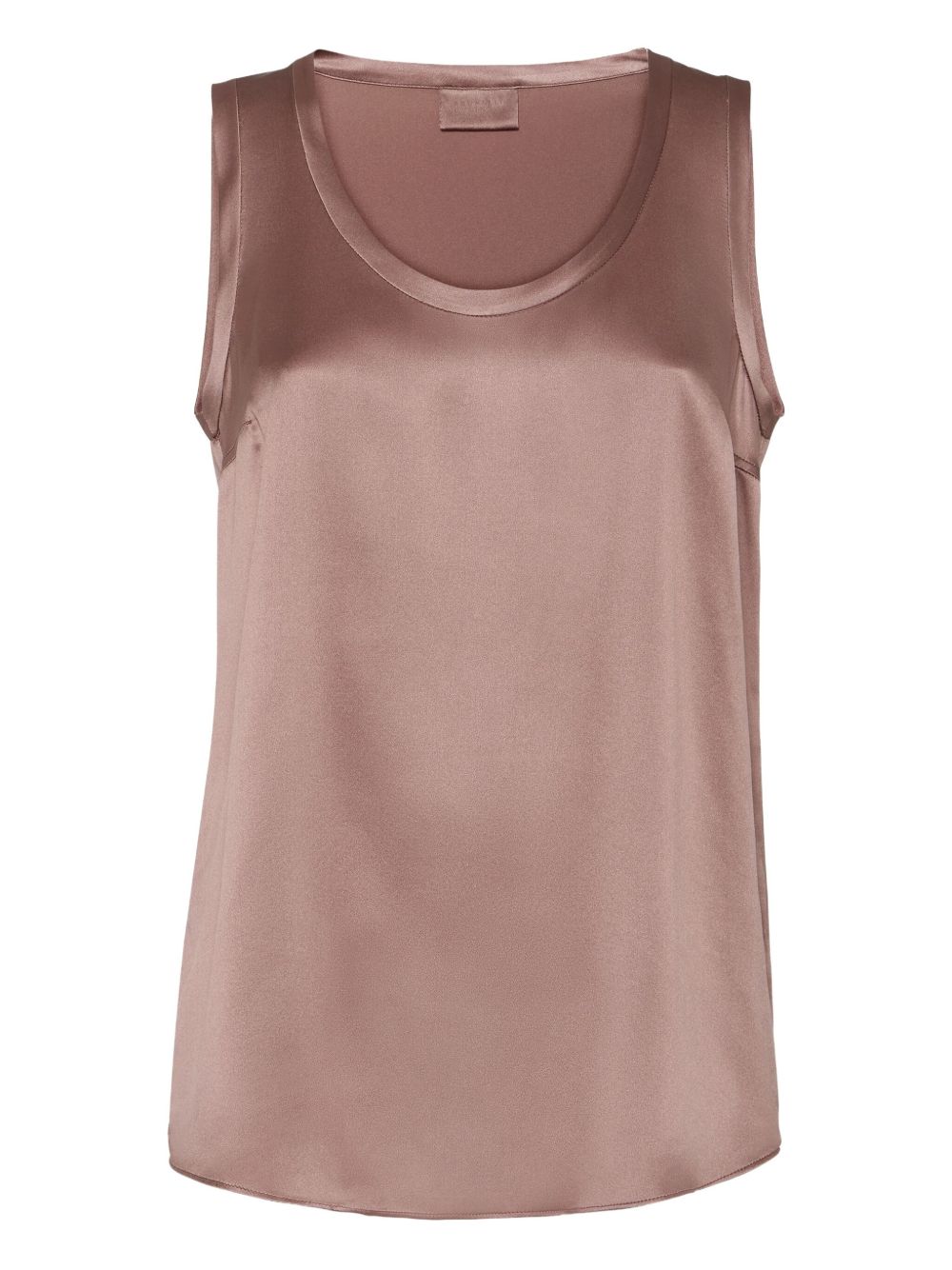 Satin top - Brown