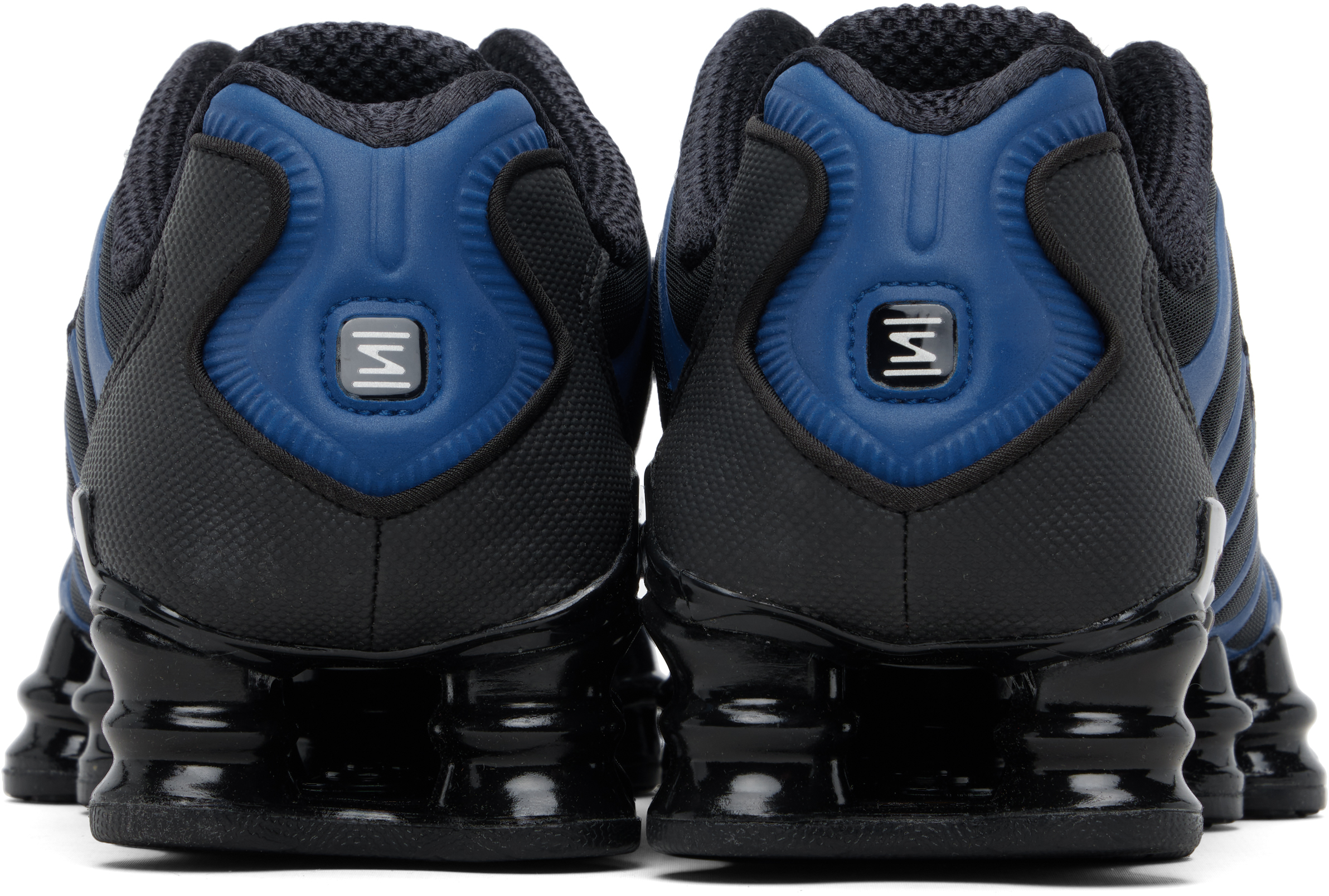 Black & Navy Shox TL Sneakers