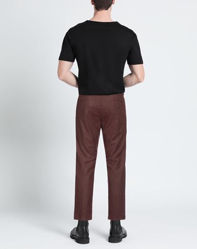Man Pants Brick Size 40 Cotton, Wool, Polyamide, Silk