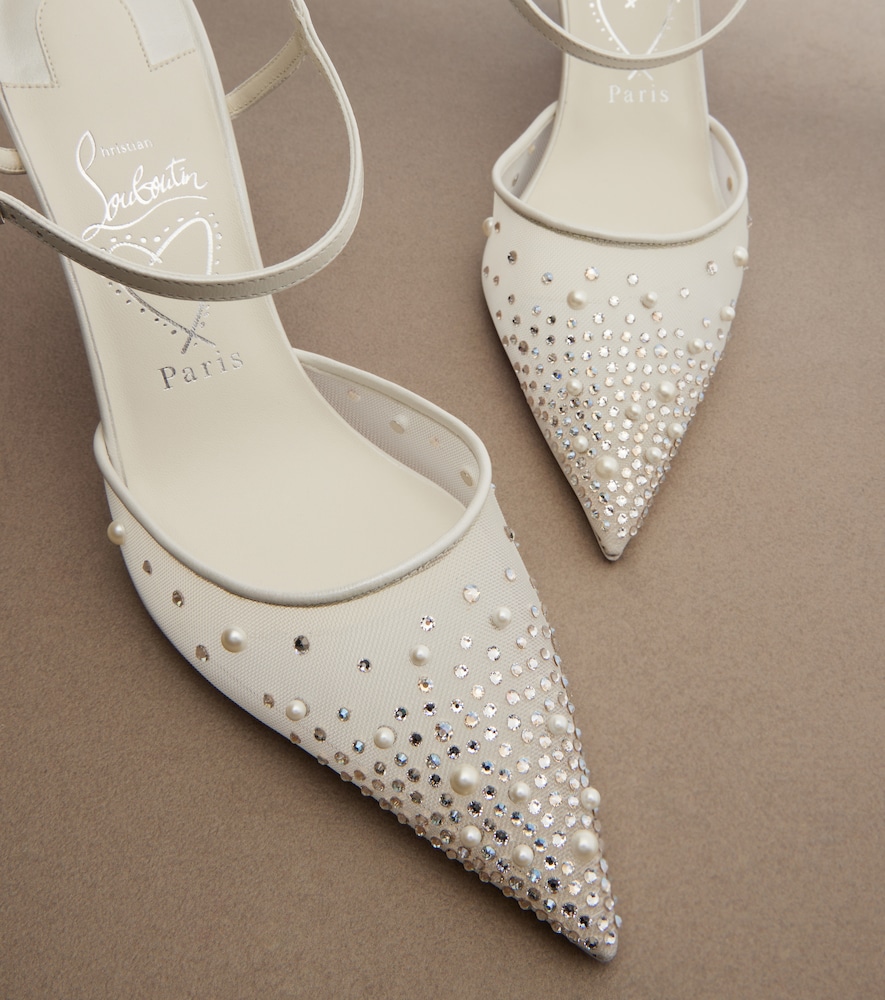 Miss Z embellished slingback pumps