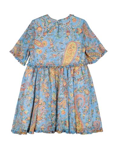 Kid Girl Kids' dress Sky blue Size 14 Cotton